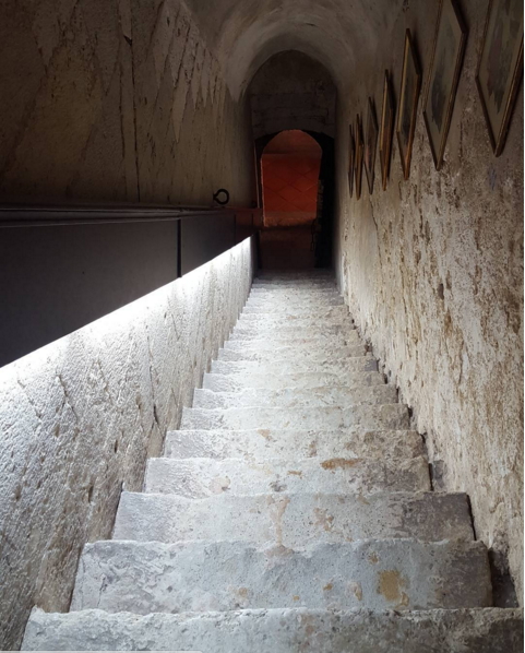 Escaleras torre Parador de Ciudad Rodrigo