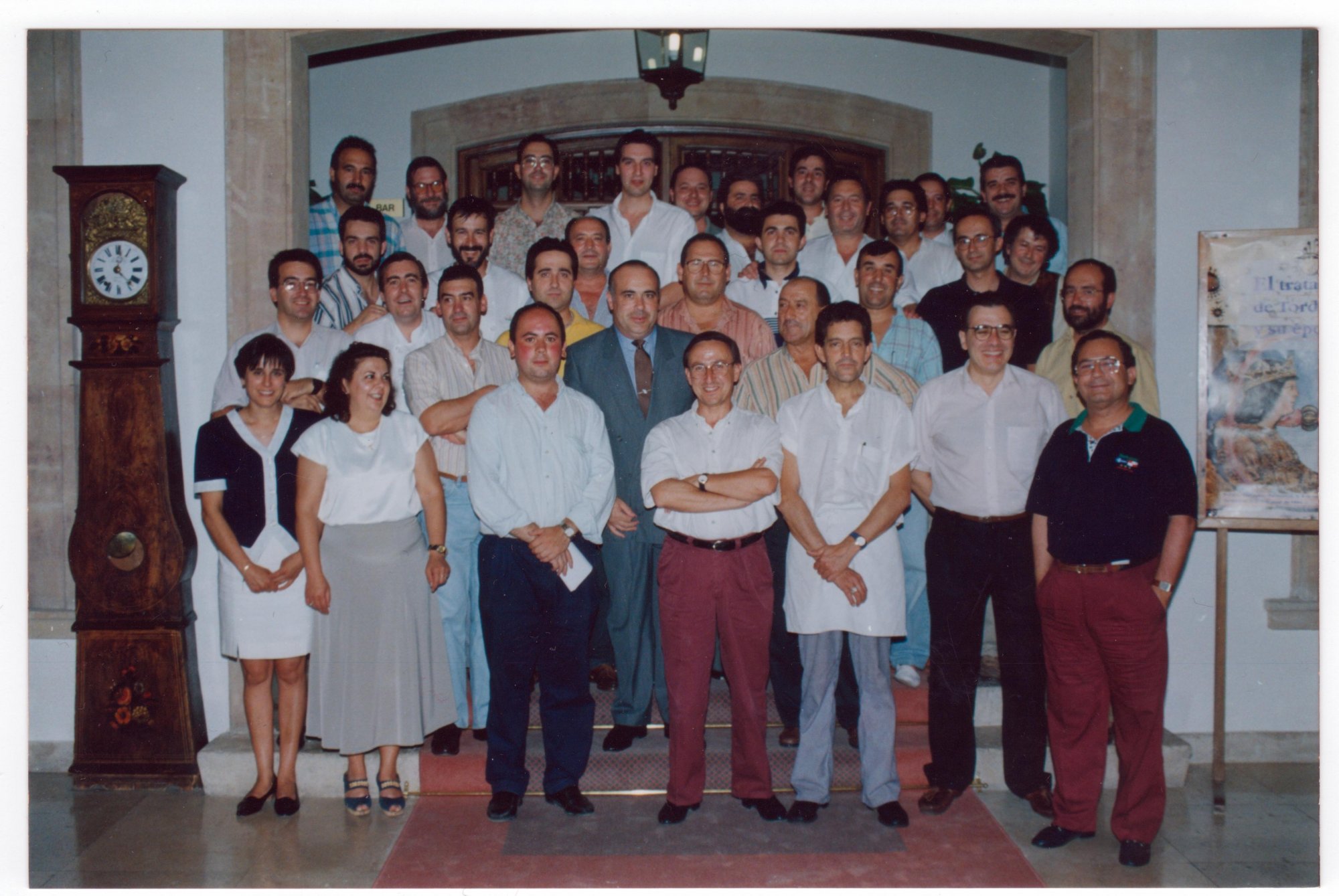 Participantes en 1994 en la selección del plato emblemático de Tordesillas.
